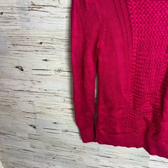 Banana republic pink knit sweater size small - Picture 2 of 8